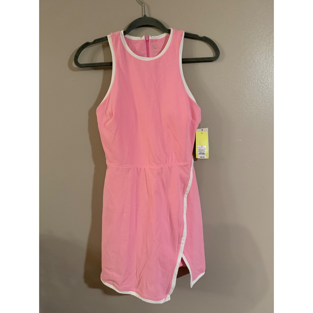 All in Motion Womens Pink Active Dress Racerback Tennis Pickleball Small NWT - Picture 1 of 8